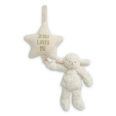 Demdaco - Musical Pull Toy Lamb Image 1