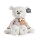 Demdaco - Nighty Night Soft Polyester Stuffed Animal Plush Pajama Bear, Brown and White, Sweet Dreams Image 5
