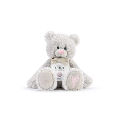 Demdaco October Birthstone Plush Bear Image 1