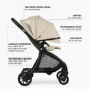 DFY - R1 Single Stroller, Cream Image 7