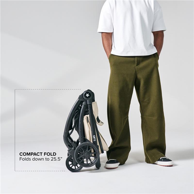DFY - R1 Single Stroller, Cream Image 9