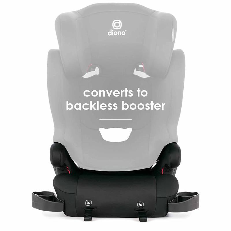 Diono - Cambria 2 XL 2-in-1 Belt Positioning Booster Seat, Latch Black Image 6