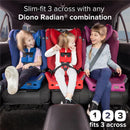 Diono - Radian 3RXT SafePlus 4-in-1 Convertible Car Seat, Black Jet Image 8