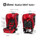 Diono - Radian 3RXT SafePlus 4-in-1 Convertible Car Seat, Red Cherry Image 6
