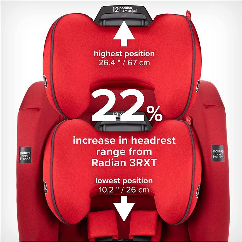 Diono - Radian 3RXT SafePlus 4-in-1 Convertible Car Seat, Red Cherry Image 5