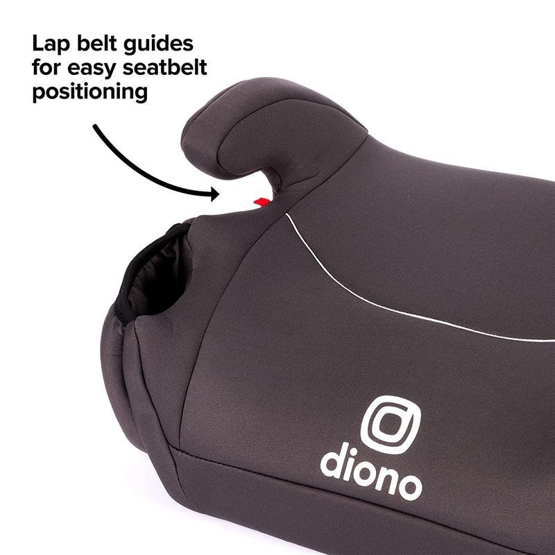 Diono - Solana Backless Booster Car Seat, Charcoal Image 6