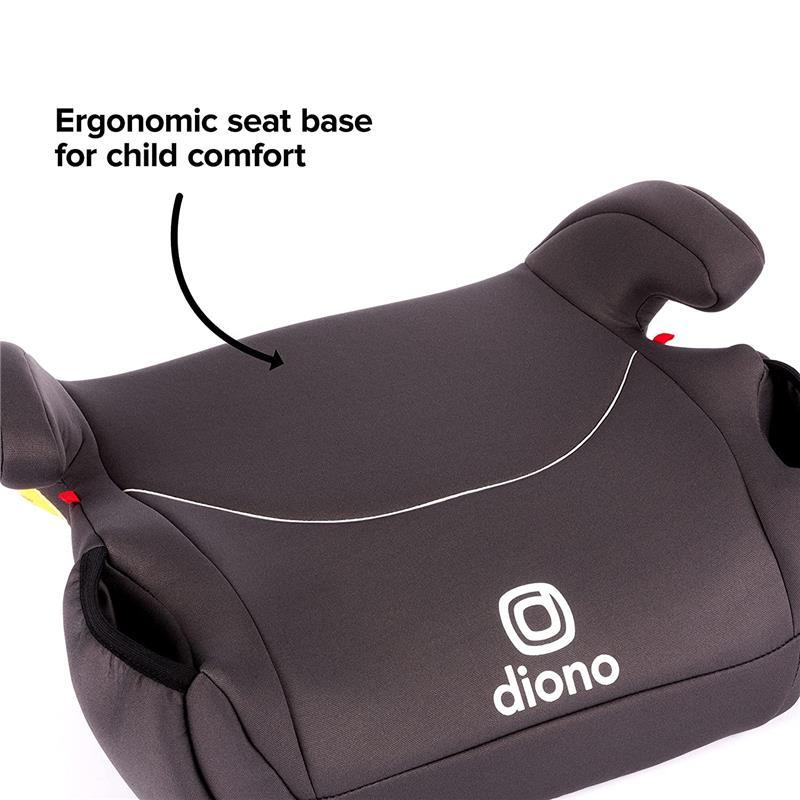 Diono - Solana Backless Booster Car Seat, Charcoal Image 5