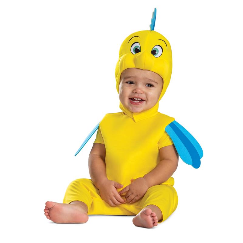 Disguise - Flounder Animated Classic Costume, Official The Little Mermaid Costume Image 1