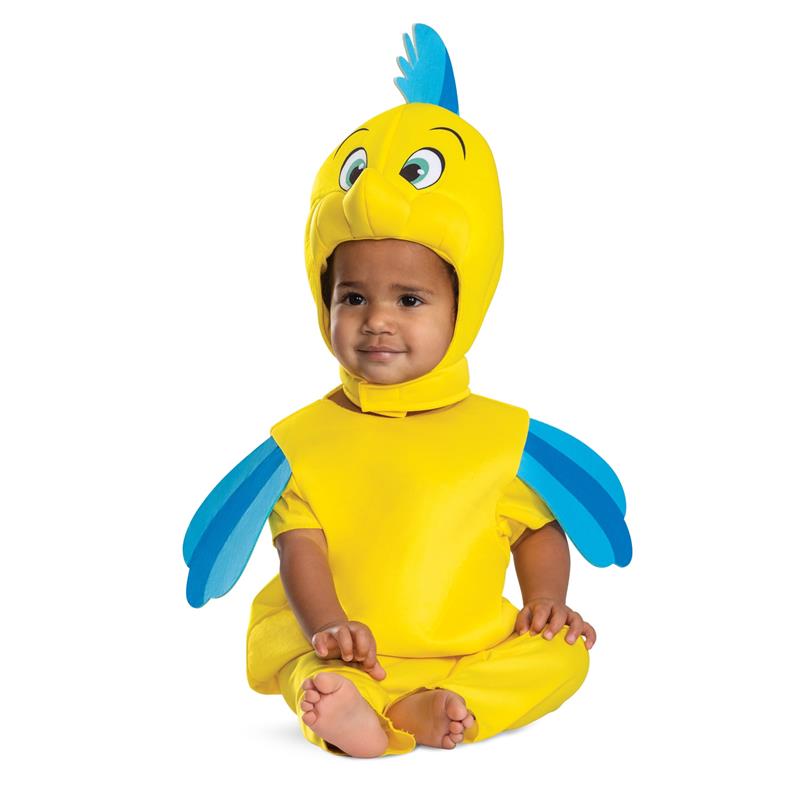 Disguise - Flounder Animated Classic Costume, Official The Little Mermaid Costume Image 4