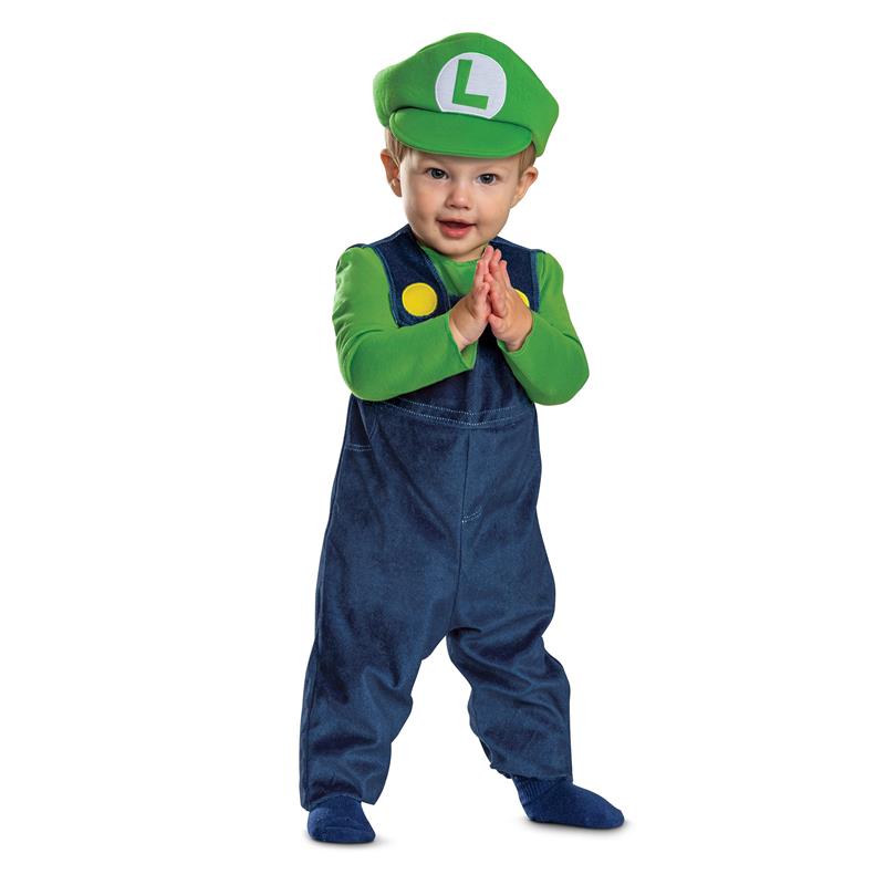 Disguise - Luigi Infant Costume, Official Nintendo Super Mario  Image 2