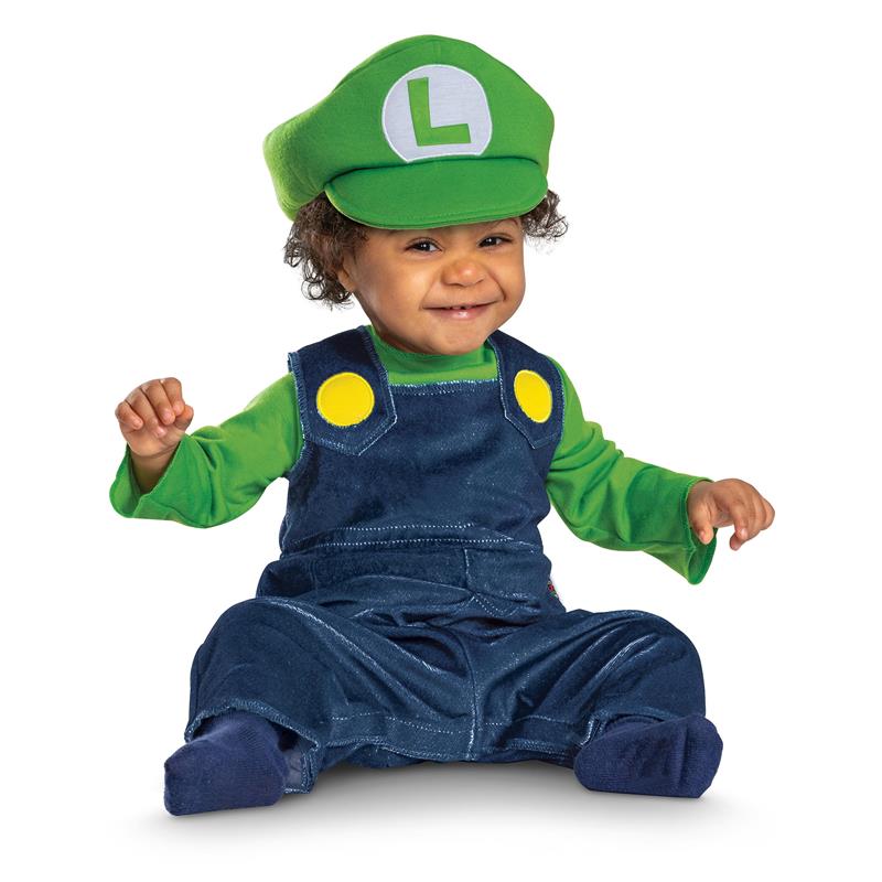 Disguise - Luigi Infant Costume, Official Nintendo Super Mario  Image 3