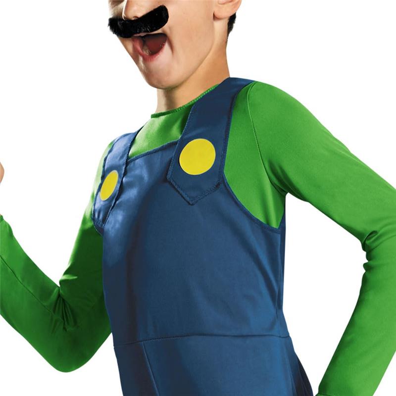 Disguise - Nintendo Super Mario Brothers Luigi Classic Boys Costume Image 3