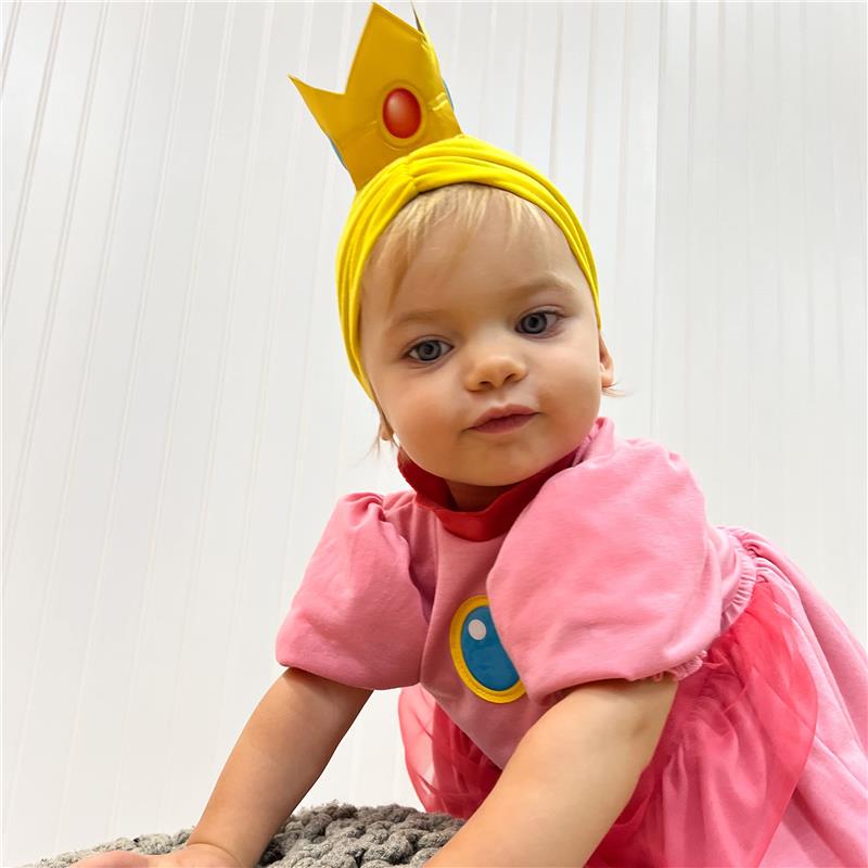 Disguise - Official Infant Princess Peach Costume for Babies Image 2