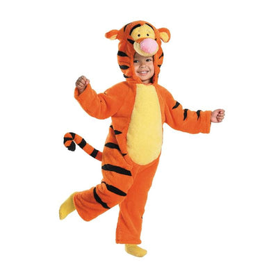Disguise - Winnie the Pooh Tigger Deluxe Two-Sided Plush Jumpsuit Costume Image 1
