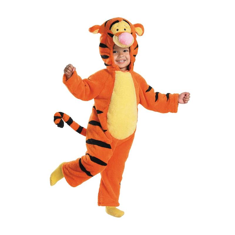 Disguise - Winnie the Pooh Tigger Deluxe Two-Sided Plush Jumpsuit Costume Image 1