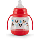 Disney 2 Pack 7 Ounce Baby Bottles with Character Prints and Colored Covers with Double Handle - BPA Free and Easy to Clean Image 4