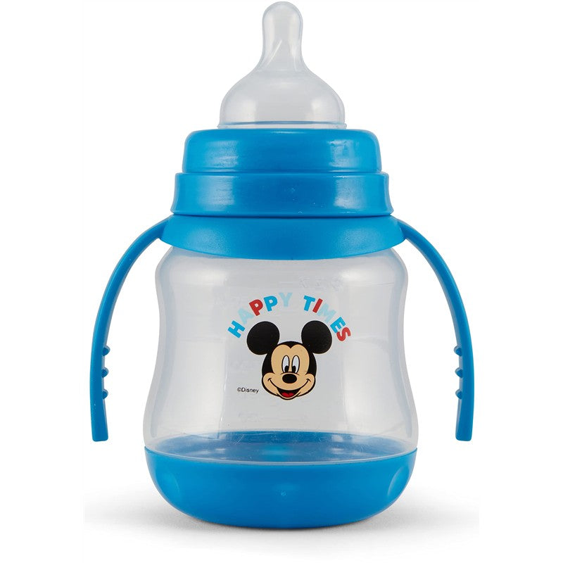 Disney 2 Pack 7 Ounce Baby Bottles with Character Prints and Colored Covers with Double Handle - BPA Free and Easy to Clean Image 7