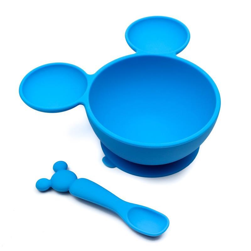 Disney Baby Mickey Mouse Feeding Set, Blue Image 1