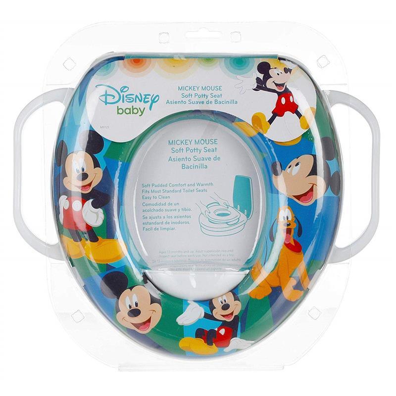 Disney - Mickey Mouse Soft Potty Seat With Handles Image 1