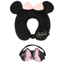 Disney Minnie Mouse-Inspired 3-Piece Neck Pillow Eye Mask Set Image 1