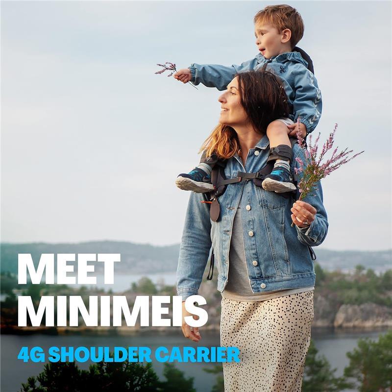MiniMeis - G4 Lightweight Child Shoulder Carrier, Grey Image 2