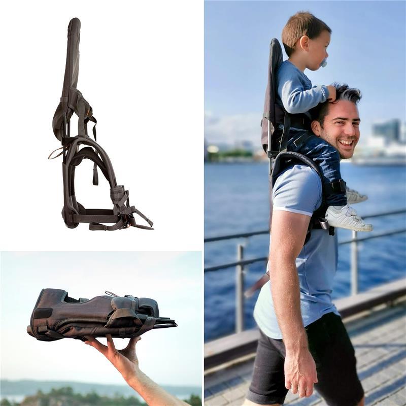MiniMeis - G4 Lightweight Child Shoulder Carrier, Grey Image 6