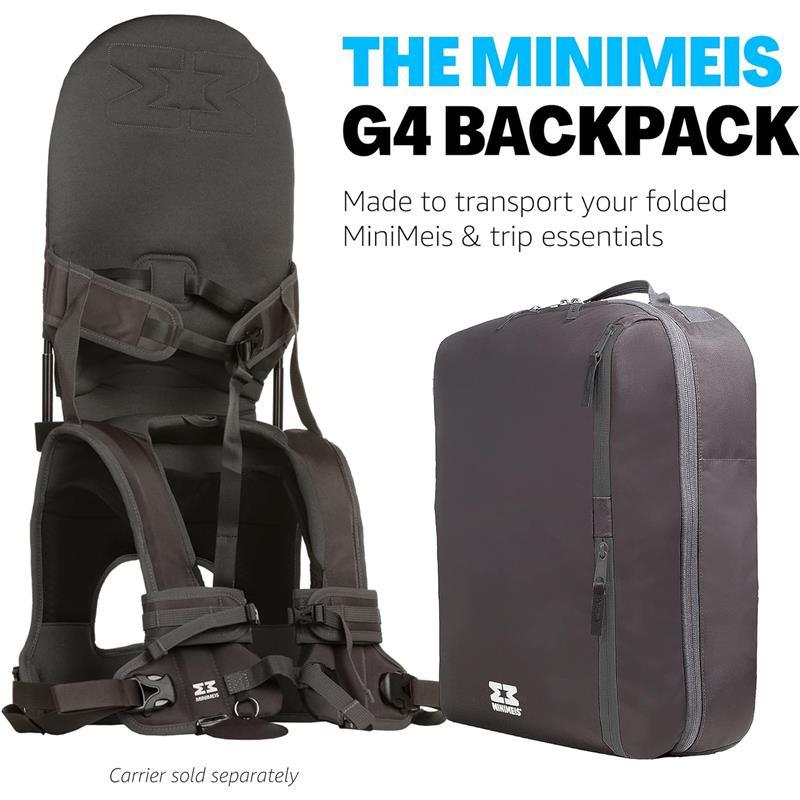 Minimeis - Universal G4 Backpack, Black/Grey Image 2