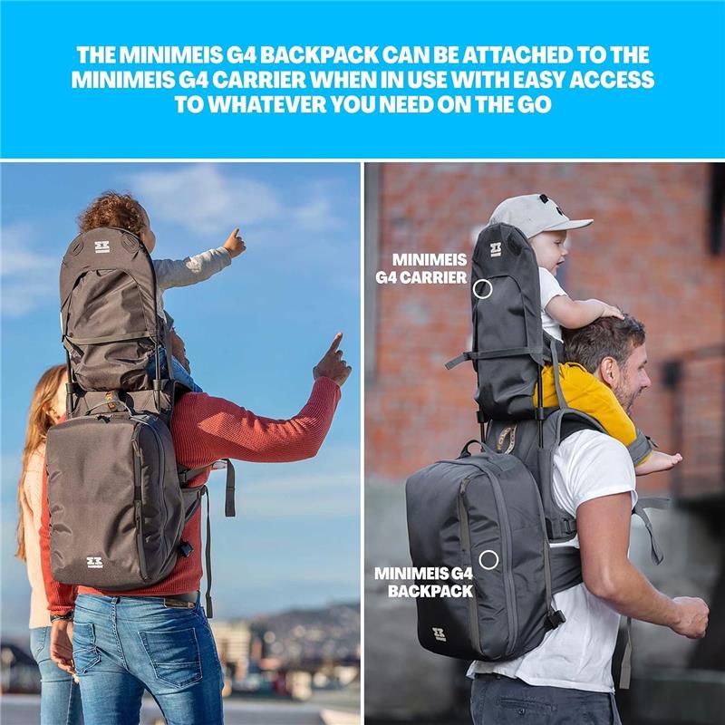 Minimeis - Universal G4 Backpack, Black/Grey Image 5