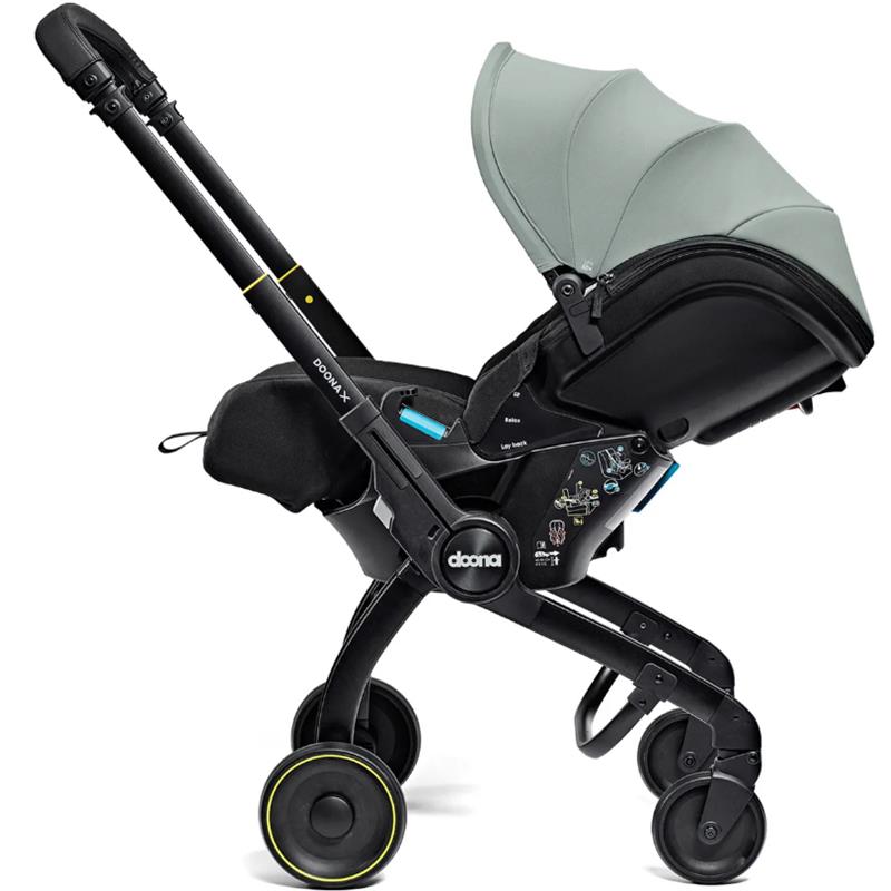 Doona X Infant Car Seat & Latch Base, Dusty Sage Image 3