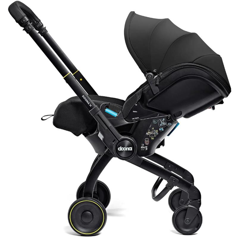 Doona X Infant Car Seat & Latch Base, Nitro Black Image 3