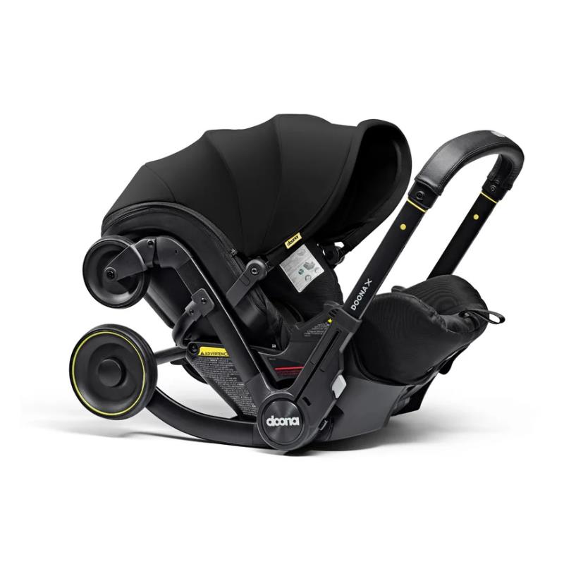 Doona X Infant Car Seat & Latch Base, Nitro Black Image 4