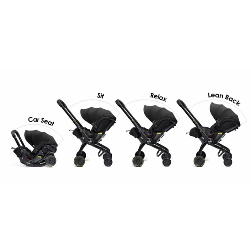 Doona X Infant Car Seat & Latch Base, Nitro Black Image 6