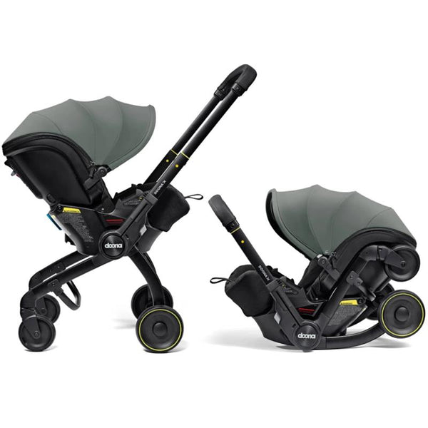 Doona X Infant Car Seat Stroller & Latch Base, Slate Green