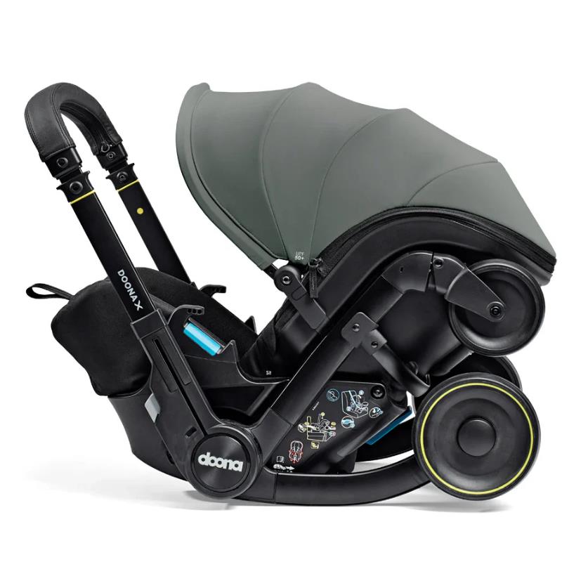 Doona X Infant Car Seat & Latch Base, Slate Green Image 2