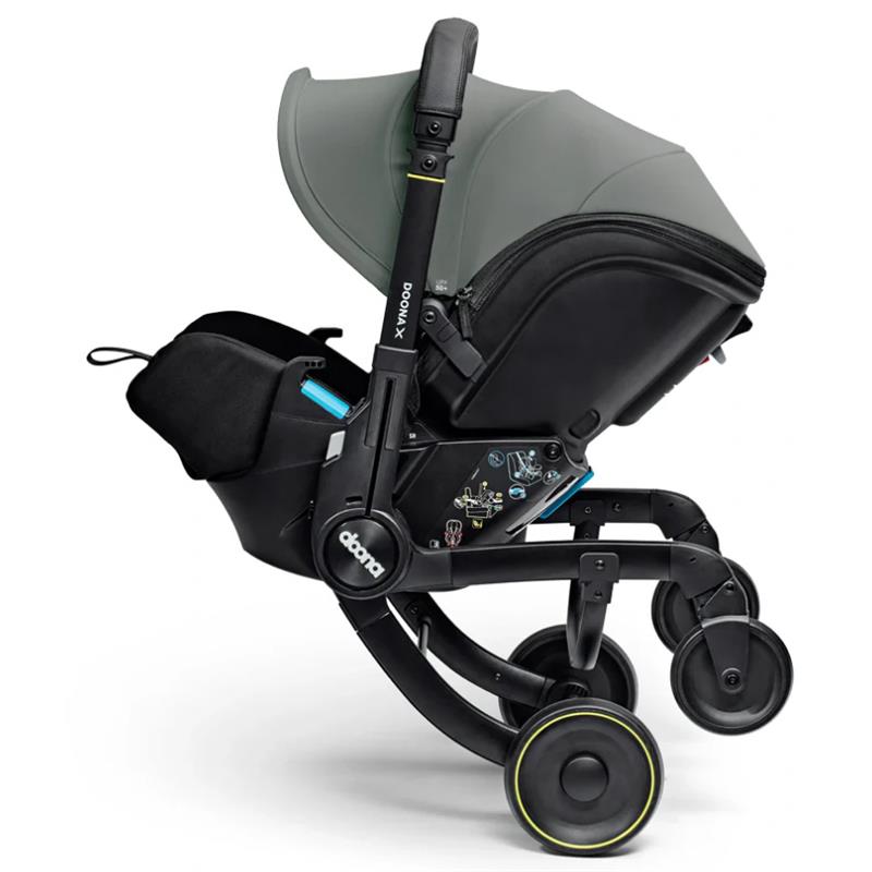 Doona X Infant Car Seat & Latch Base, Slate Green Image 6