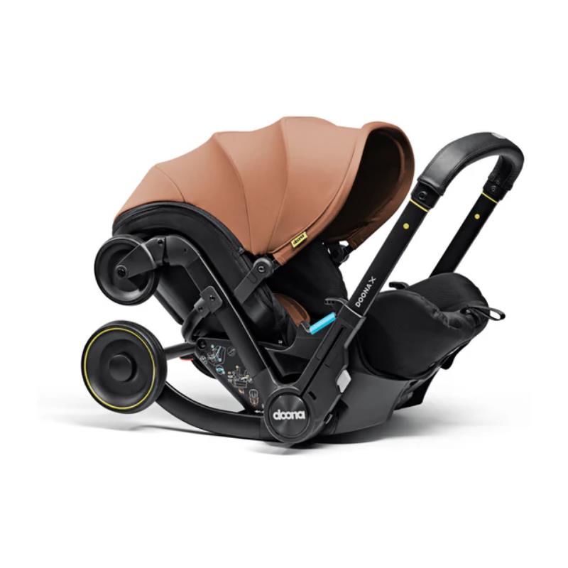 Doona X Infant Car Seat & Latch Base, Terracotta Image 2