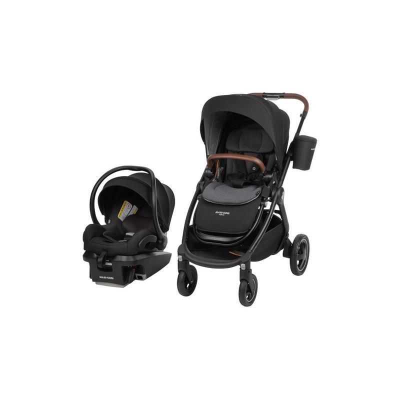 Dorel Maxi-Cosi - Adorra Travel System With Mico Xp Car Seat (Essential Black) Image 1
