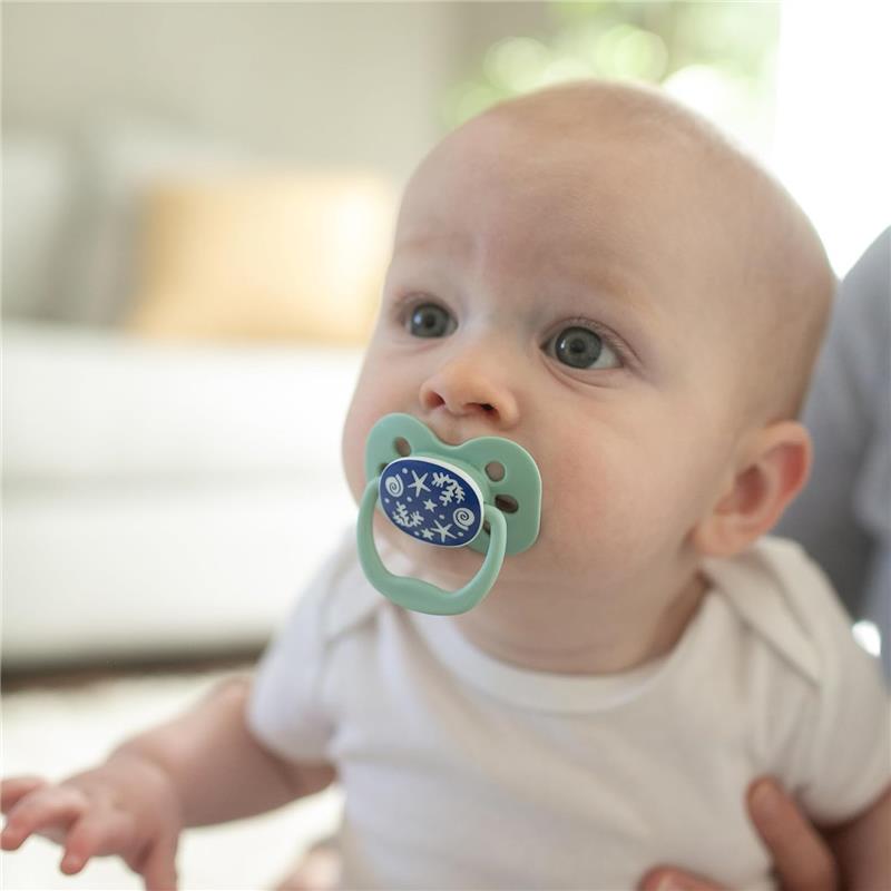 Dr. Brown - 2Pk Advantage Pacifiers, Stage 1, Blue Sunrise or Blue Ocean (Assorted Item) Image 6