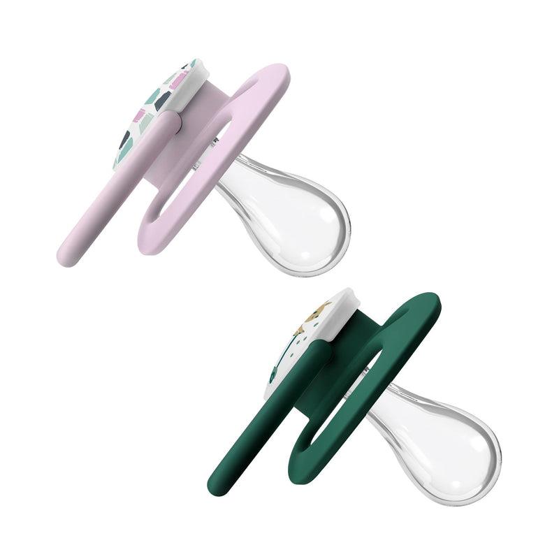 Dr. Brown - 2Pk Advantage Pacifiers, Stage 2, Pink Airplanes Image 2