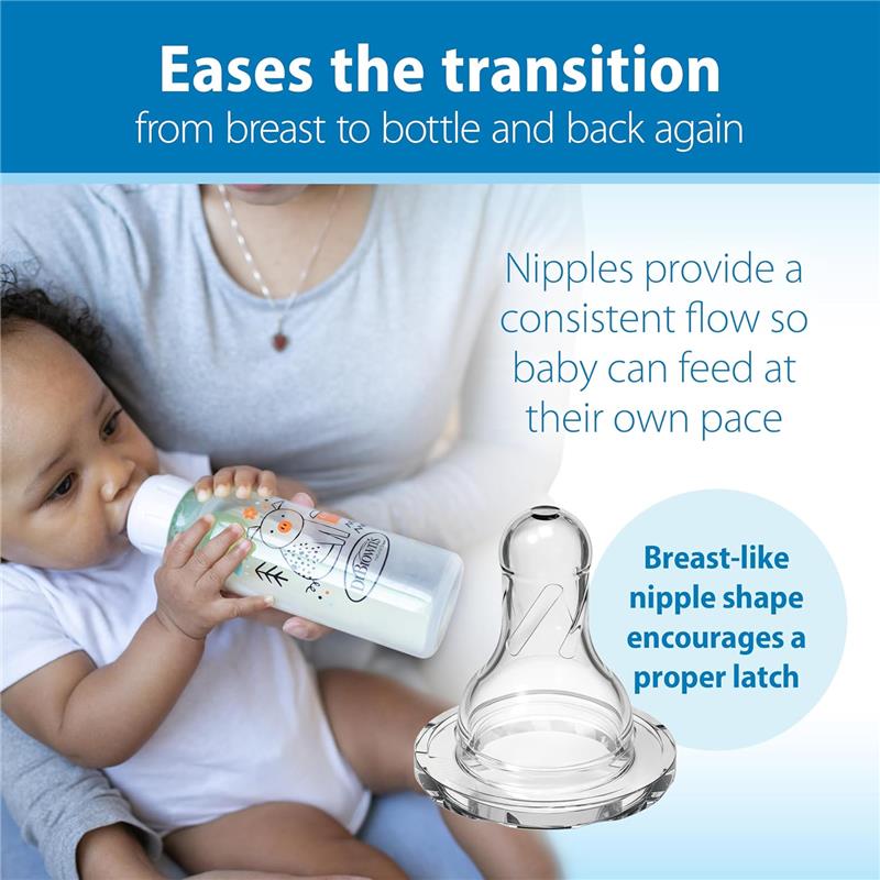 Dr. Brown 2Pk Anti-Colic Options+ Narrow Baby Bottle 8Oz/250Ml, Frog & Pig Image 2