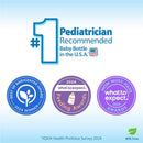 Dr. Brown 2Pk Anti-Colic Options+ Narrow Baby Bottle 8Oz/250Ml, Squirrel/Goat Image 6