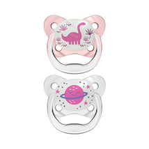 Dr. Brown - 2Pk Prevent Glow In The Dark Butterfly Shield Pacifier, Pink Image 1