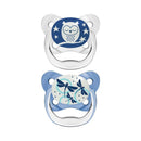 Dr. Brown - 2Pk Prevent Glow In The Dark Butterfly Shield Pacifier, Stage 1, Blue Image 1