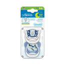 Dr. Brown - 2Pk Prevent Glow In The Dark Butterfly Shield Pacifier, Stage 1, Blue Image 3
