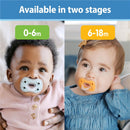 Dr. Brown 3Pk Advantage One-Piece Pacifiers, Stage 1, Blue Image 9