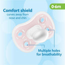 Dr. Brown 3Pk Advantage One-Piece Pacifiers, Stage 1, Neutral Image 6