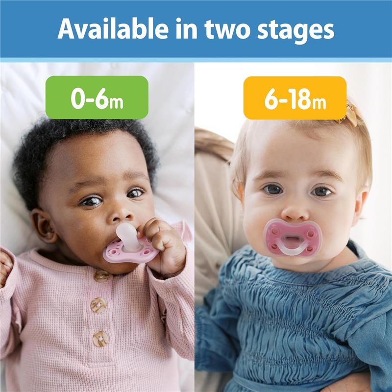 Dr. Brown 3Pk Advantage One-Piece Pacifiers, Stage 1, Pink Image 3