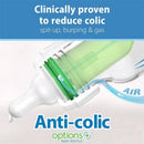 Dr. Brown 3Pk Anti-Colic Options+ Narrow Baby Bottle with Level 1 Slow Flow Nipple & HappyPaci Pacifier 8oz/250ml Image 5