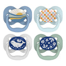 Dr. Brown 4Pk Advantage Glow-in-the-Dark Baby Pacifier, Blue Ocean Image 2