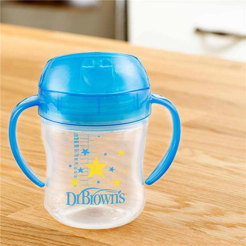 Dr. Brown 6 Oz. Soft Spout Cup, Blue, 6M+ Image 4
